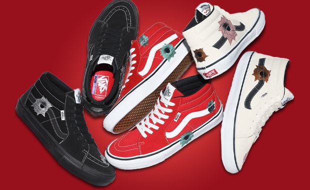 The Supreme x Nate Lowman x Vans Grosso Mid Collection is Finally  