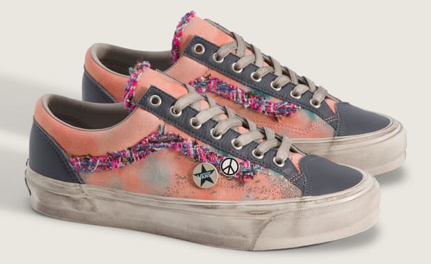 The Chanel-Inspired Vans Souvenir Pack adds a Salmon and Asphalt Grey Pair