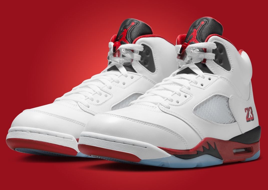 スニーカー Air Jordan 5 Retro \"Fire Red\" (2020) Air Jordan 5 Retro 'Fire Red' – PRIVATE SNEAKERS