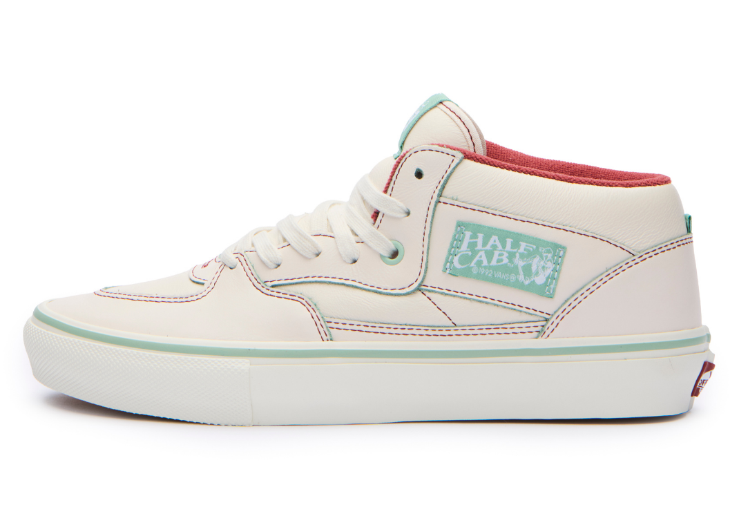 Crenshaw Skate Club x Vans Half Cab White - Lateral