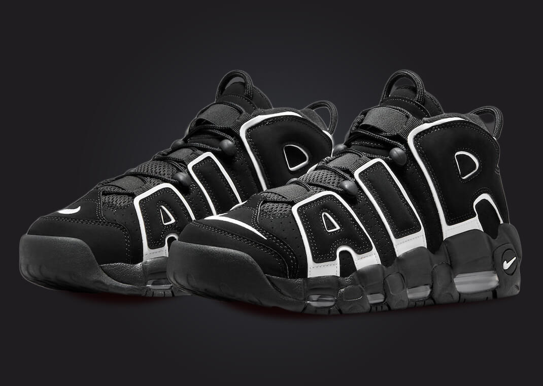 Nike Air More Uptempo Black White