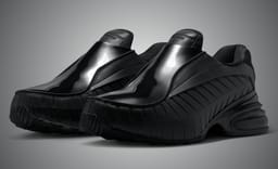 Official Images Show the Patent Leather Details of the Triple Black CDG x Nike Air Max Dolce