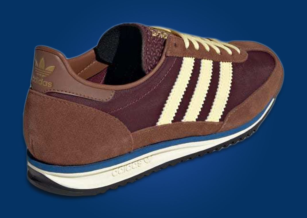 adidas SL 72 Maroon Almost Yellow (W) Heel Angle