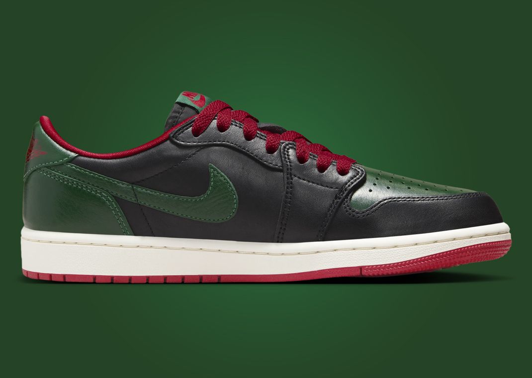 The Air Jordan 1 Retro Low OG Black Gorge Green Releases