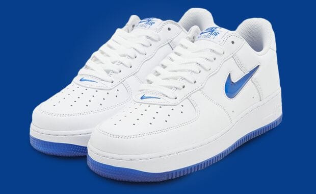 Nike Adds a Jewel Swoosh to the White Royal Air Force 1 Low