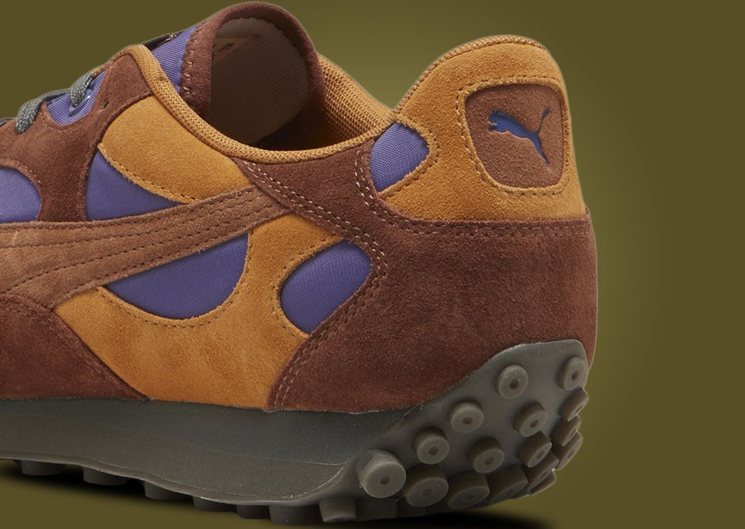 KidSuper Studios x Puma Easy Rider Brown Purple Heel