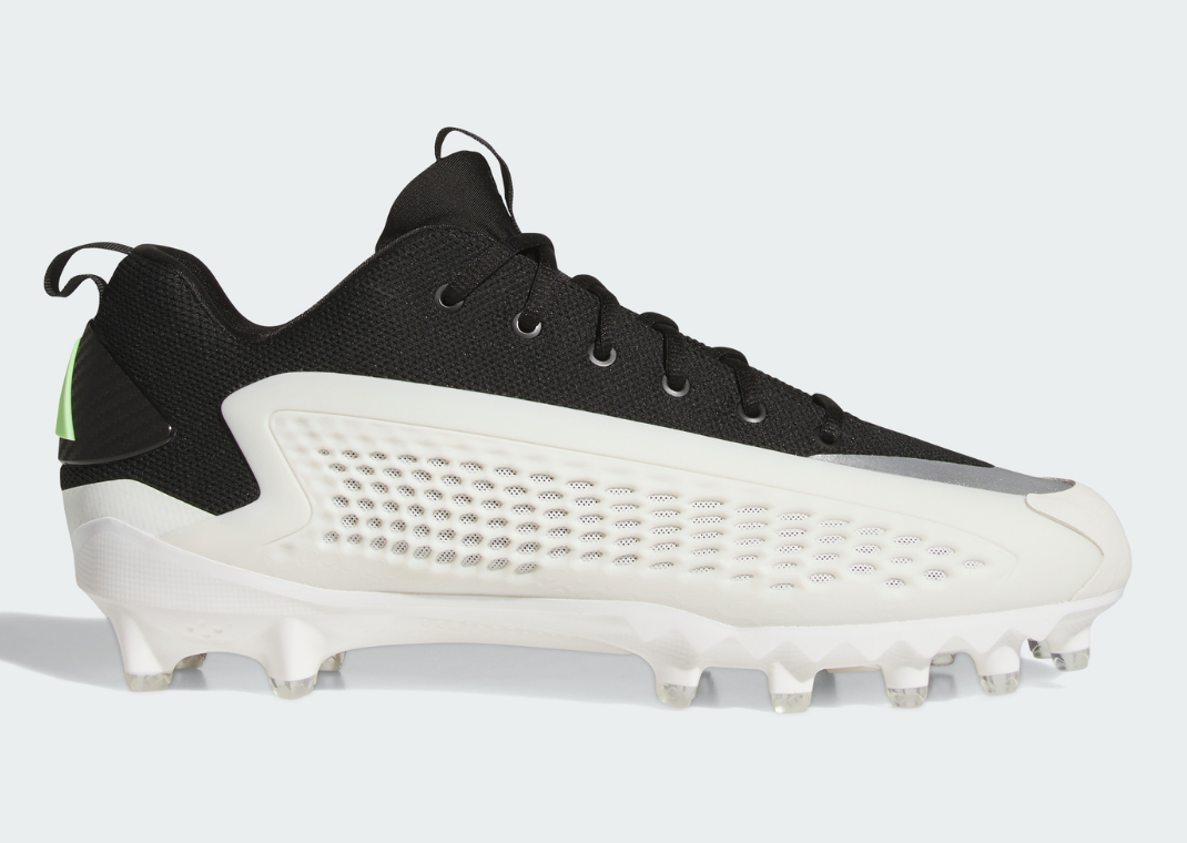 adidas AE 1 Low Football Cleat Core Black White - Lateral