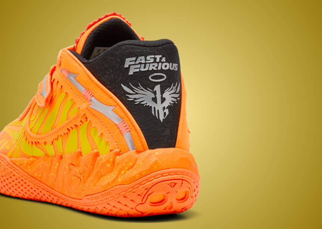 Fast & Furious x Puma MB.05 Heel Detail