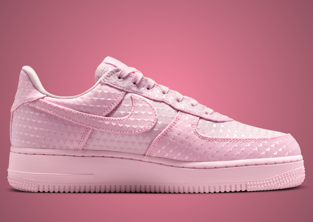 Nike Air Force 1 Low Valentine's Day Pink Foam Medial