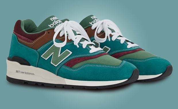 The New Balance 997 Made in USA Vintage Teal Releases November 2024