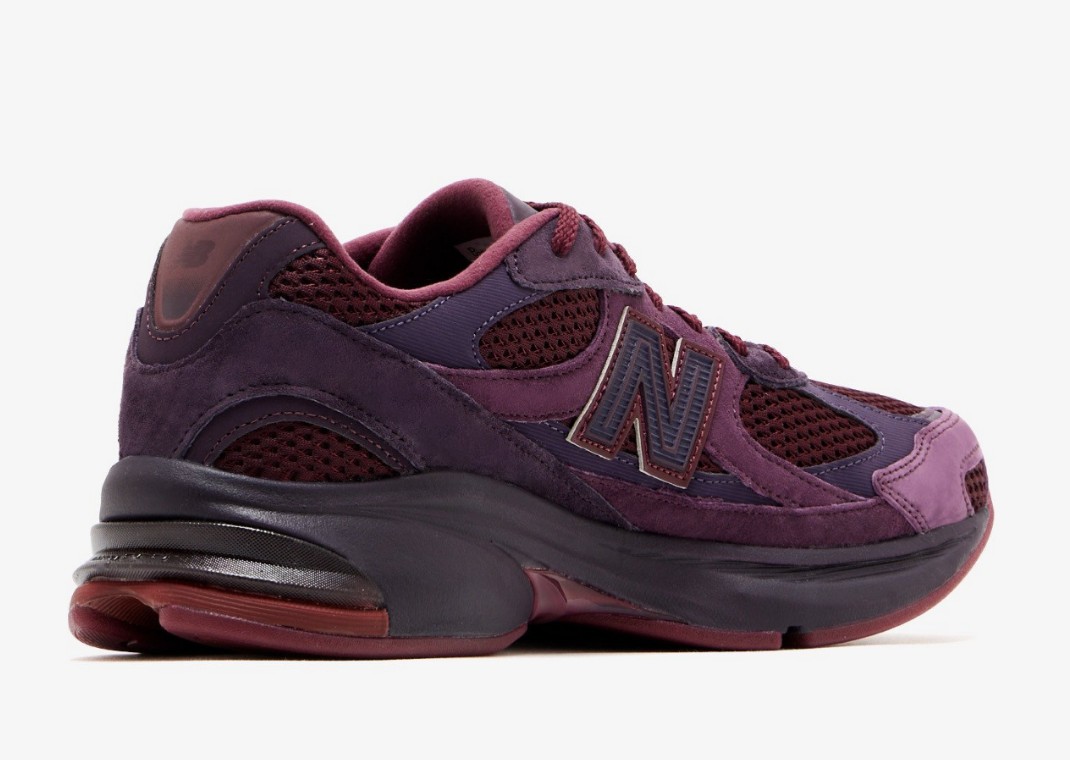 Rich Paul x New Balance 2010 Plum Brown Heel Angle