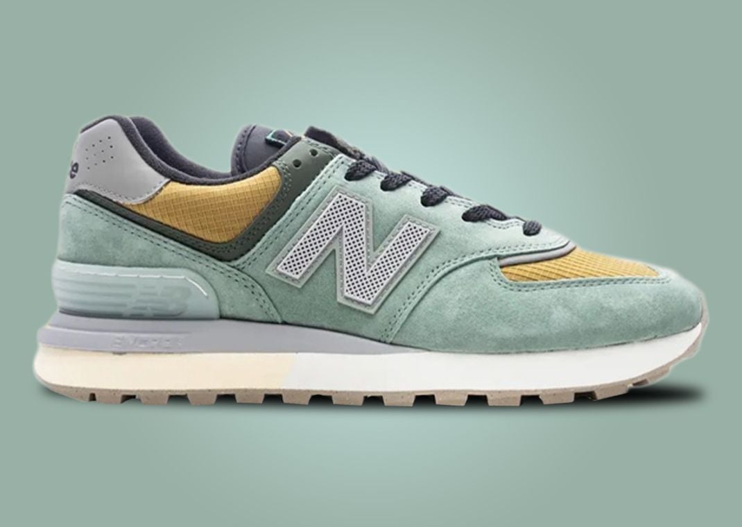 Stone Island x New Balance 574 Legacy Light Green