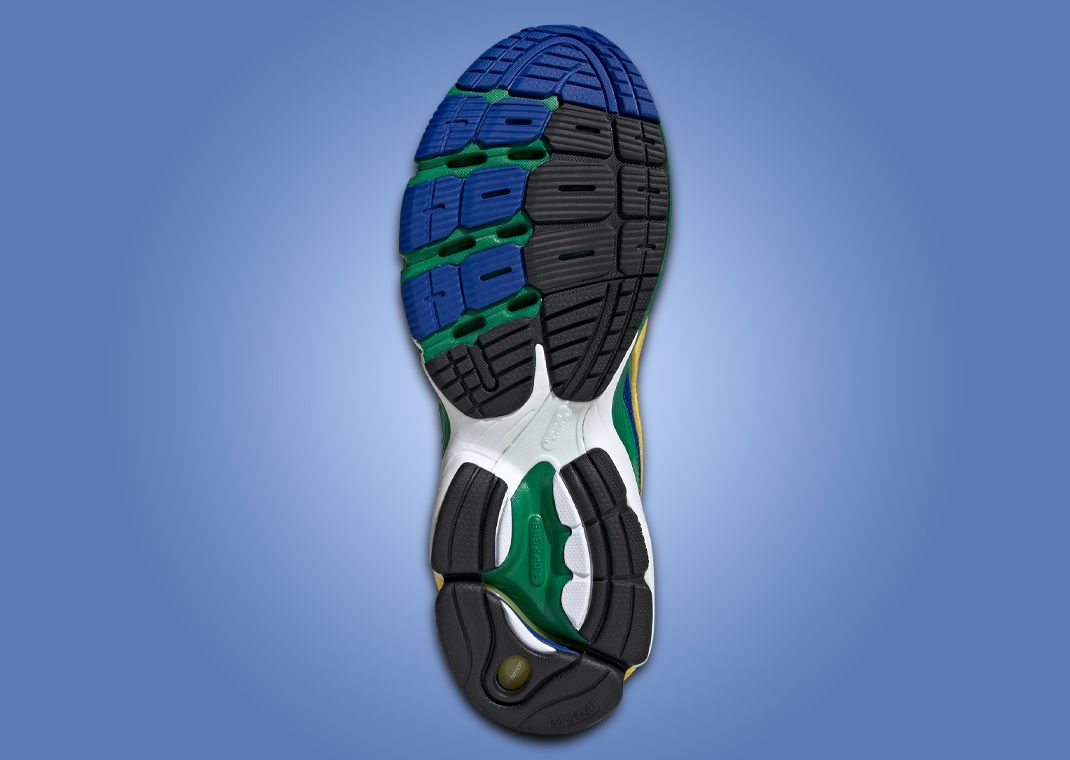 BAPE x adidas Oketro Green Yellow Outsole