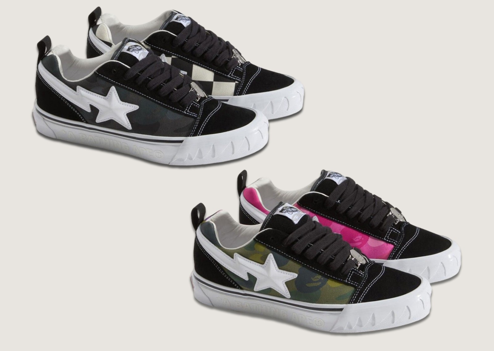 BAPE x Vans Knu Skool