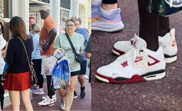 Michael Jordan Just Debuted Nigel Sylvester’s new Air Jordan 4 Bike Air Collab at Disney World