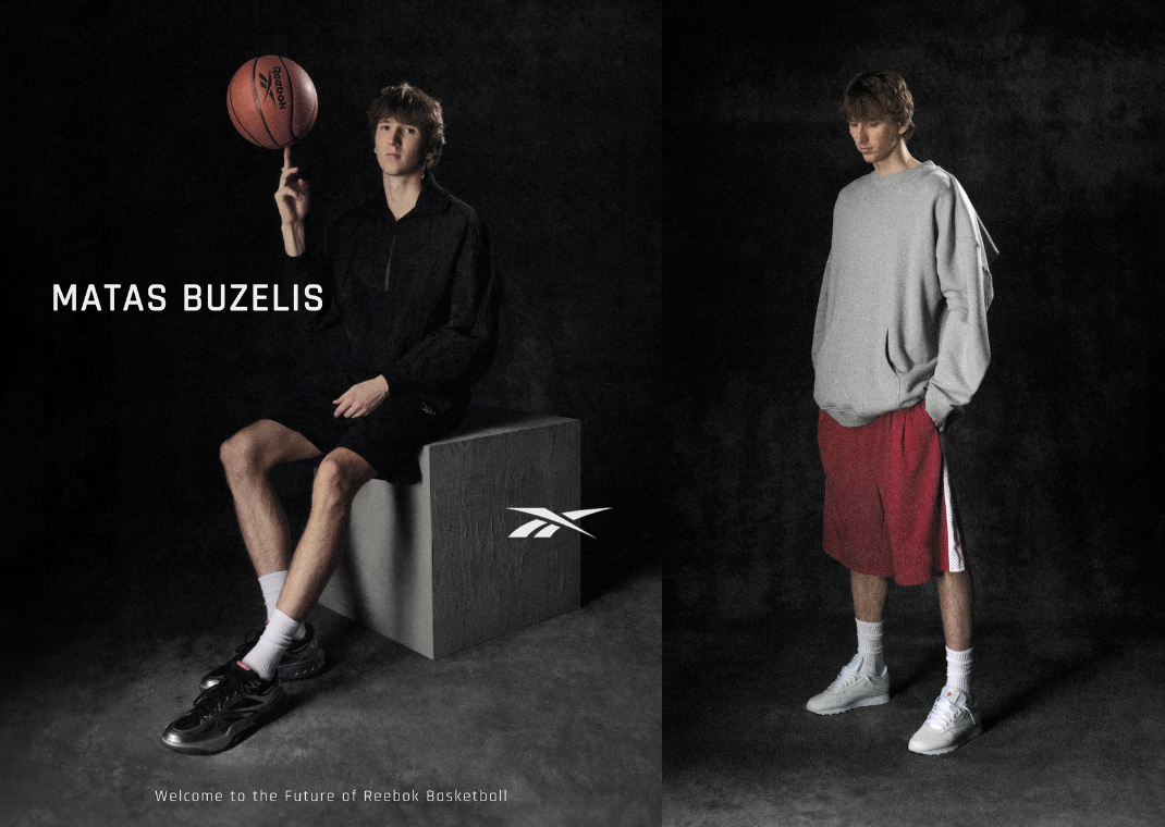 Matas Buzelis for Reebok Basketball