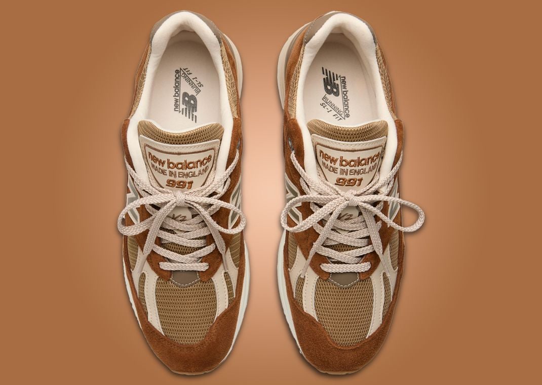 New Balance Made In UK 991v2 Caramel Cafe