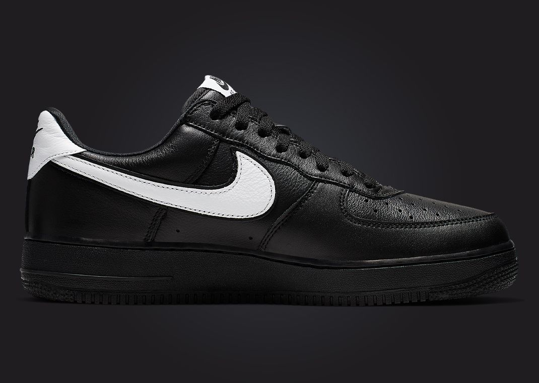 Nike Air Force 1 Low Retro Black White Medial