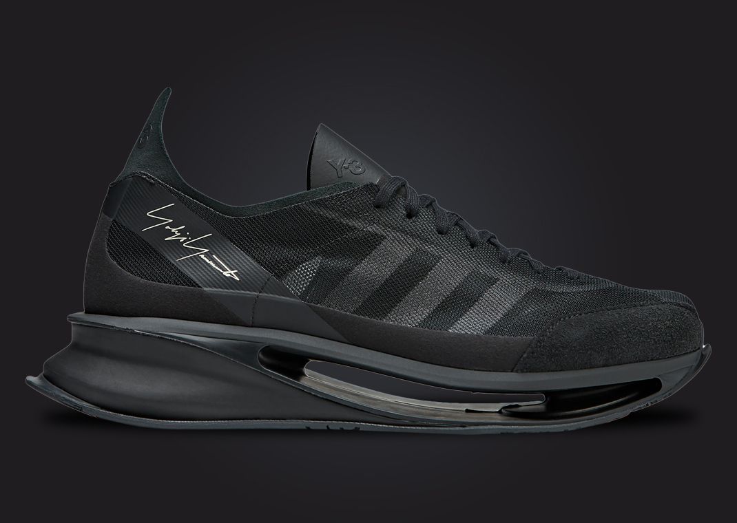 adidas Y-3 S-GENDO RUN Black Lateral