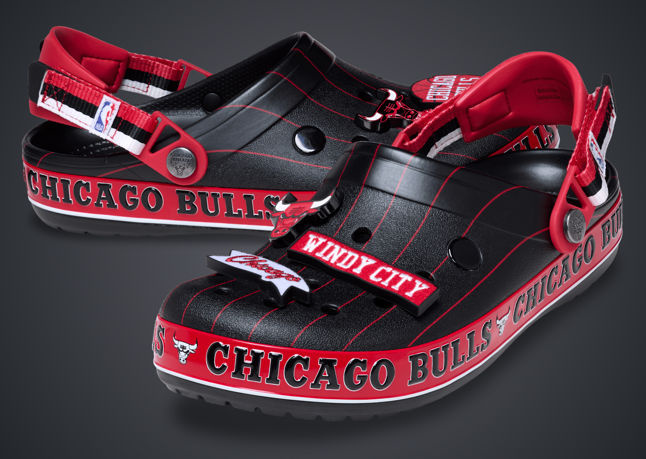 Chicago Bulls Crocband pair