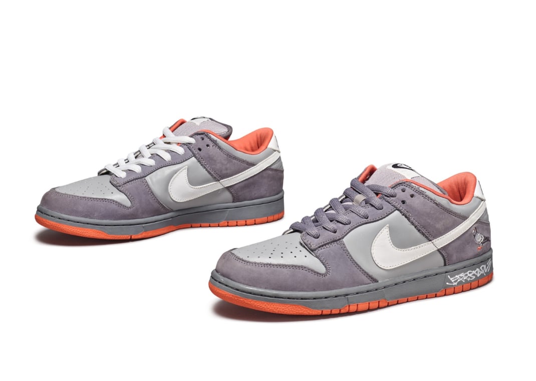 Original Staple Pigeon SB Dunks signed by Jeff Staple