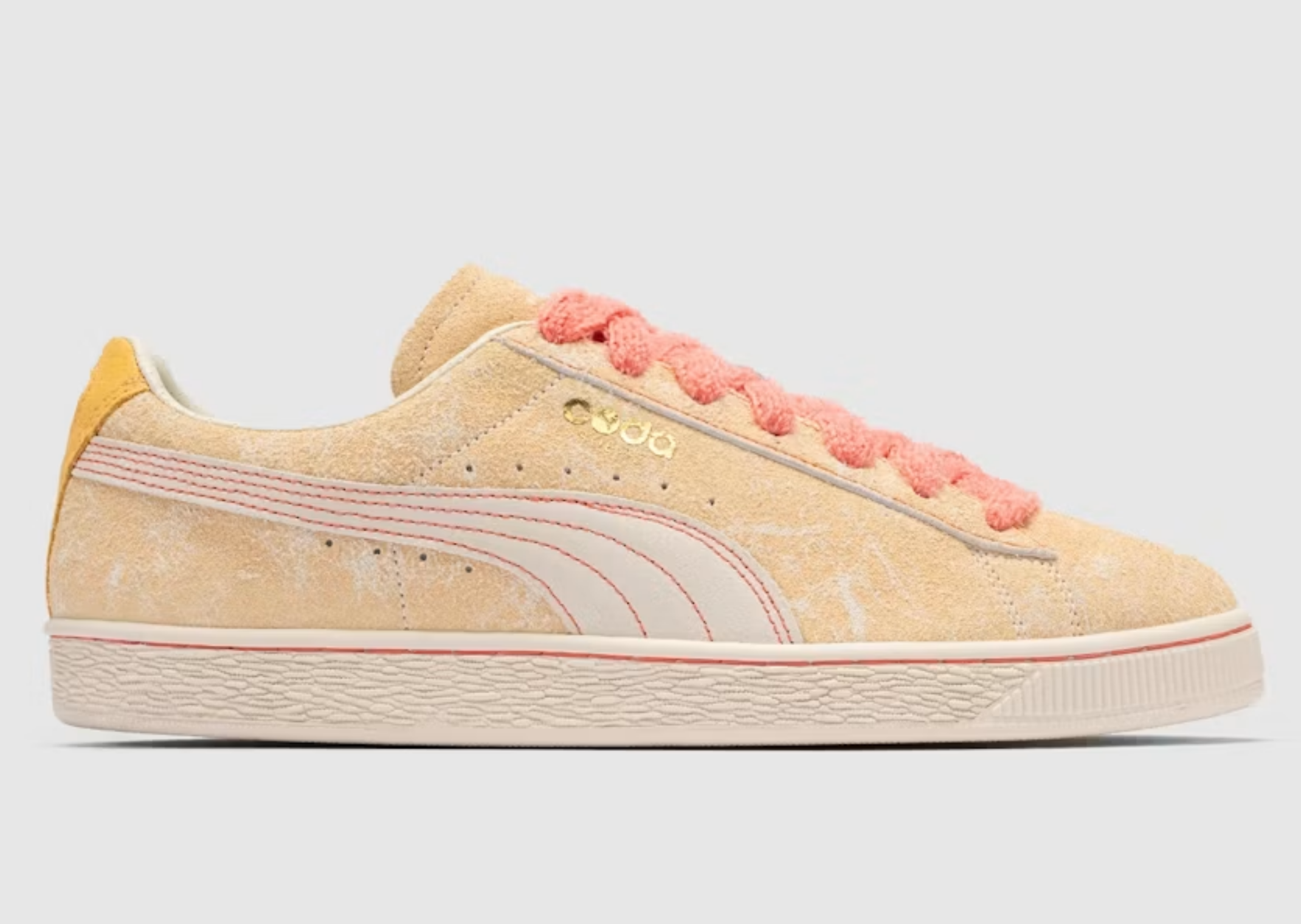 The Whitaker Group x Puma Suede Coda Echo Points Flaxen - Lateral
