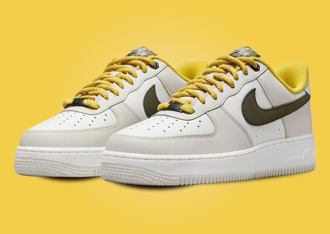 Nike Air Force 1 Low Premium Light Bone Cargo Khaki