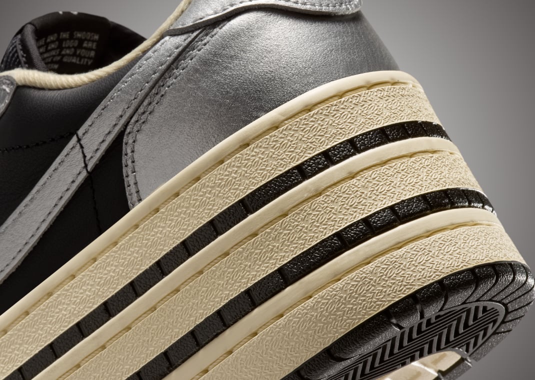 Air Jordan 1 Low Triple Stack Metallic Silver