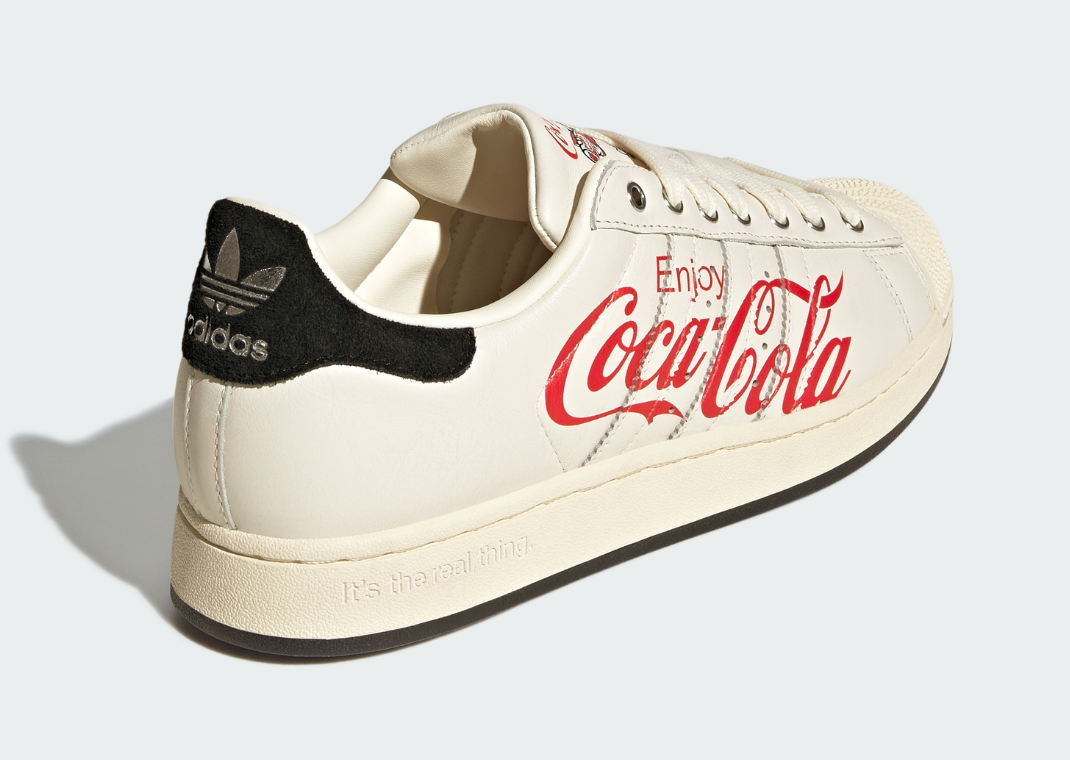 Coca-Cola x adidas Superstar Heel Angle