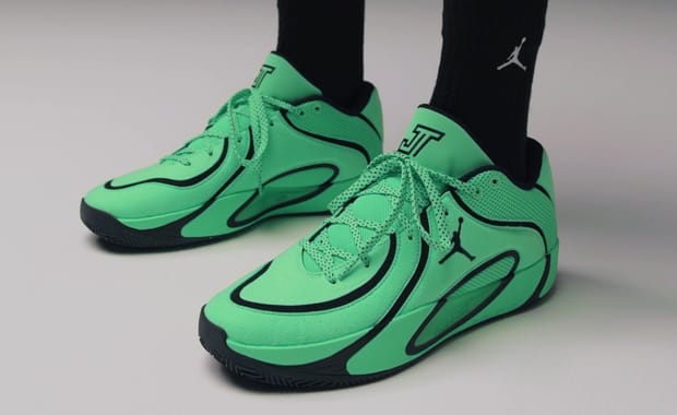Jayson Tatum Nods to the Boston Celtics with The Jordan Tatum 4 Green Glow