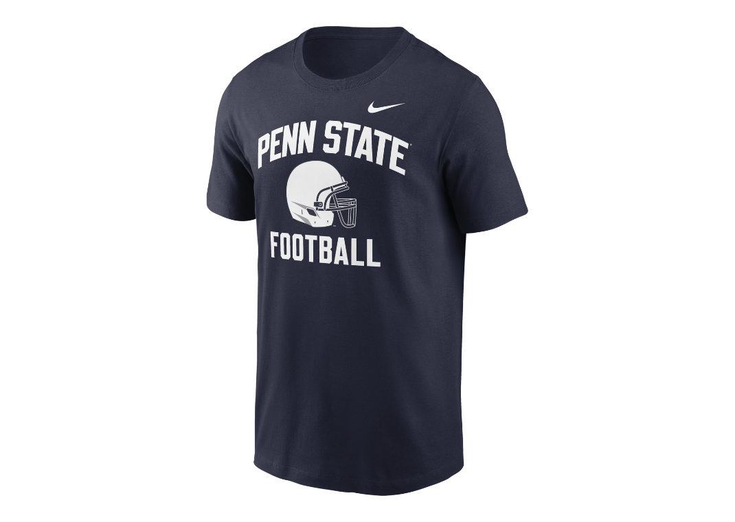 Penn State Nittany Lions Campus Football Helmet Men's Nike College T-Shirt