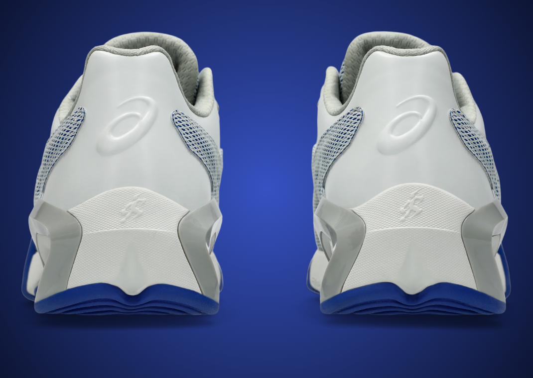 Kiko Kostadinov x Asics Novalis Gel-Teremoa White Blue Heel