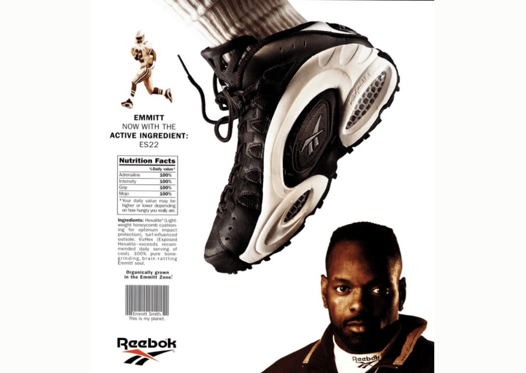 Emmitt Smith Reebok ES22 Ad