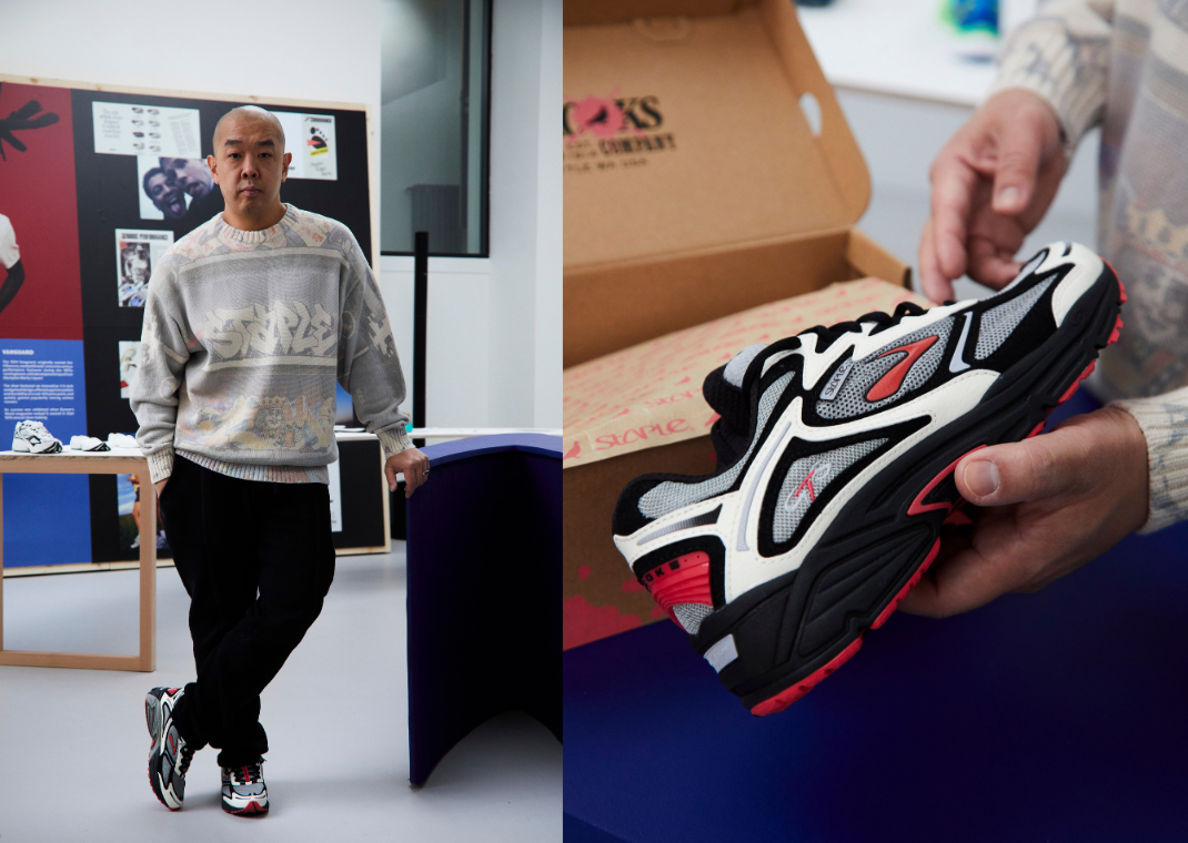 Jeff Staple and his upcoming Brooks collaboration