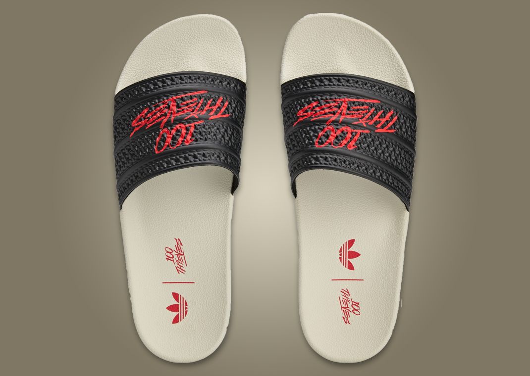 100 Thieves x adidas Adilette Slide Top