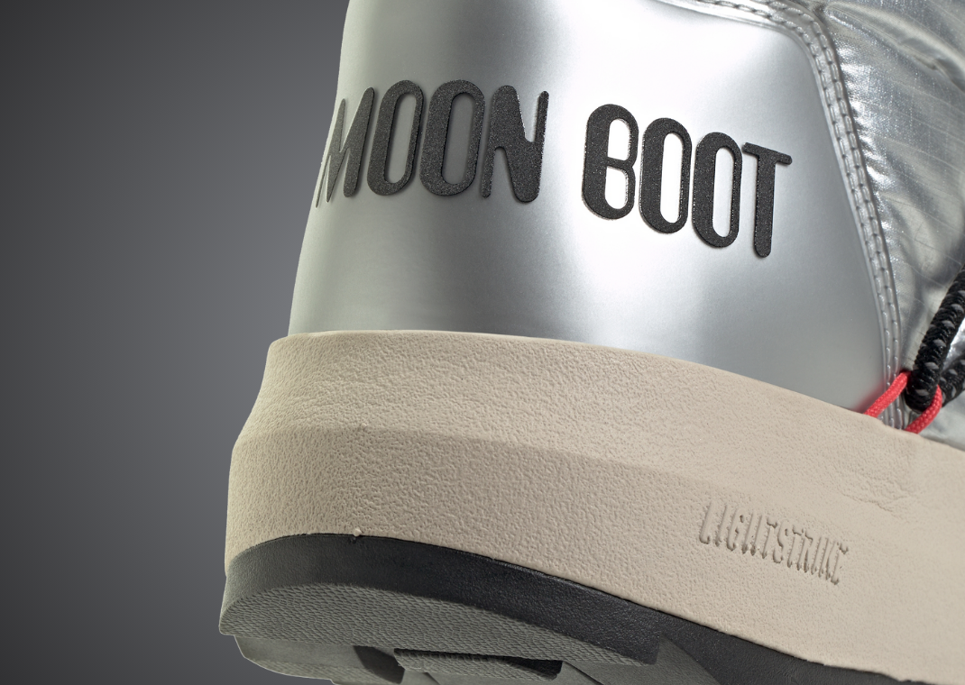 Moon Boot x adidas Ace Mid Core Silver - Heel Detail