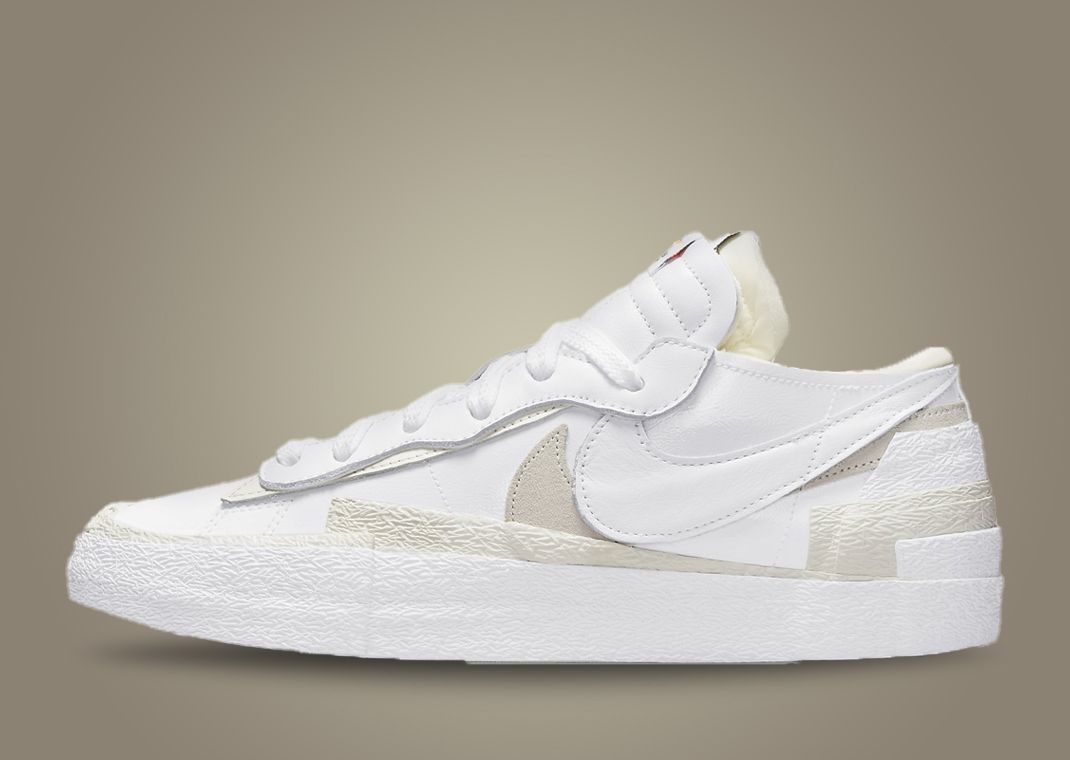 sacai Covers This Nike Blazer Low In White Photon Dust