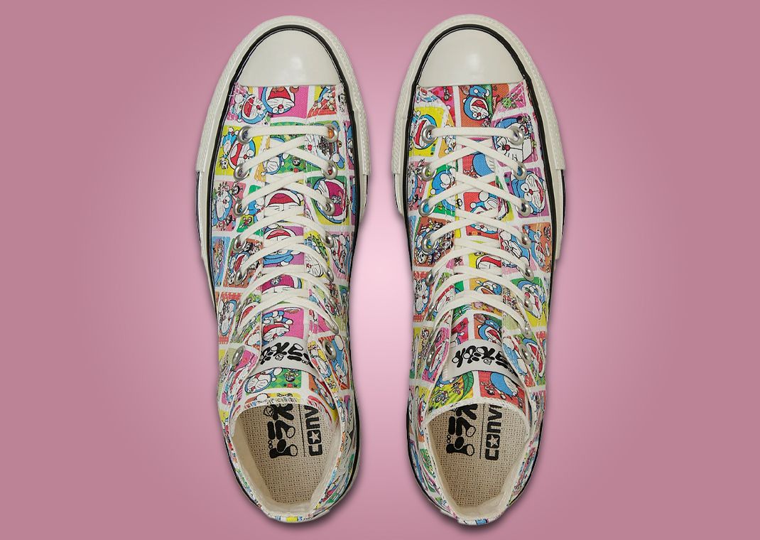 Doraemon x Converse All-Star Aged CP Hi Off-White Top