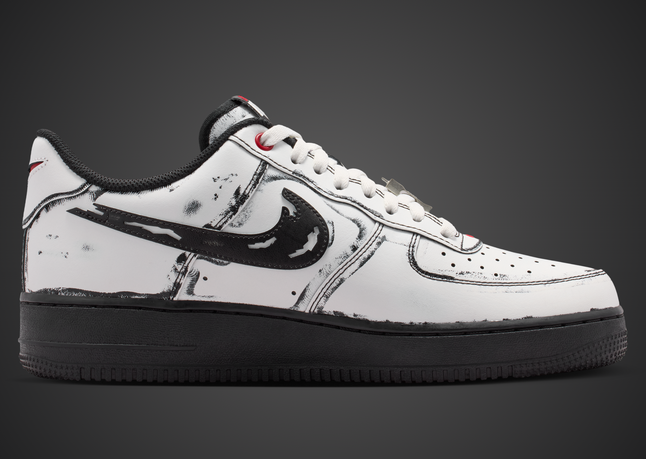 Nike Air Force 1 Low Scream Official Look - Medial