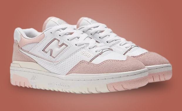 New Balance's 550 Gets Painted In A Pastel Pink Palette