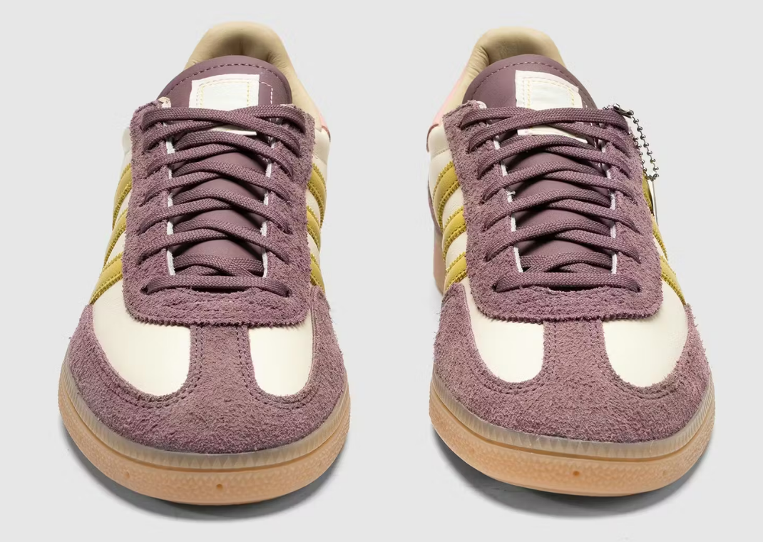 The Whitaker Group x adidas Handball Spezial Yellow Purple - Front