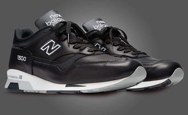 New Balance 1500 Made in UK Elevated Essentials Drops in Black Leather Fall 2025
