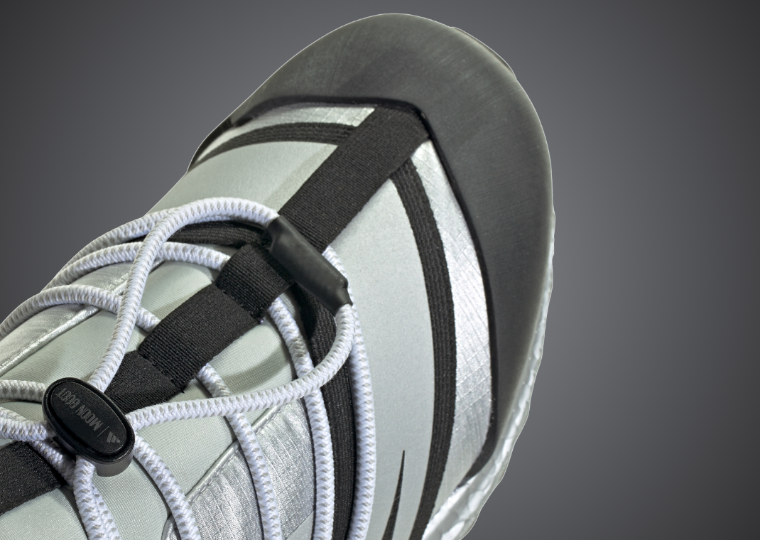Moon Boot x adidas Ultra Boost 1.0 Silver - Toe Detail