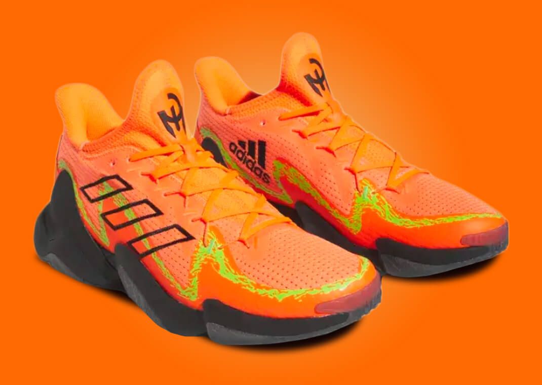 adidas Mahomes 1 Impact FLX Solar Orange