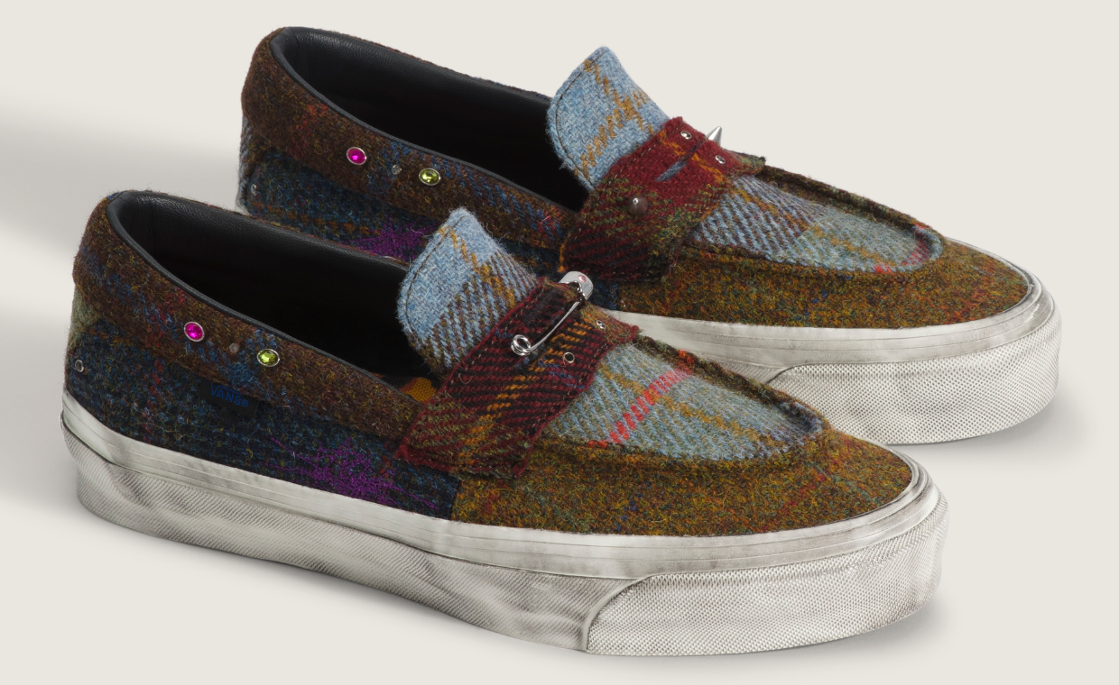 Vans Premium Loafer 53 Harris Tweed pair