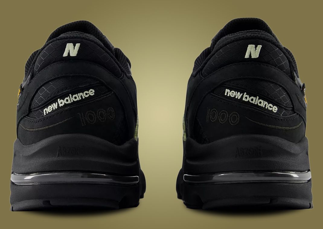 New Balance 1000 Cordura Black Heel