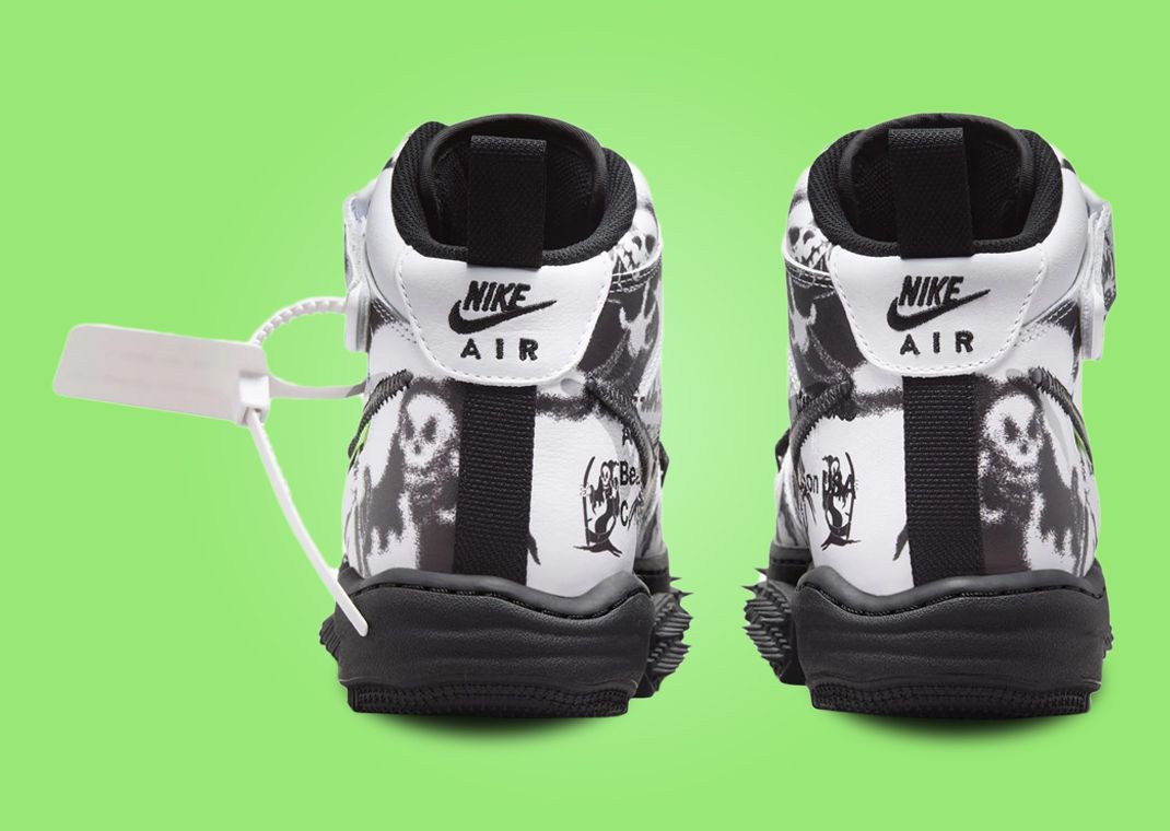 Off-White x Nike Air Force 1 Mid Grim Reaper Back