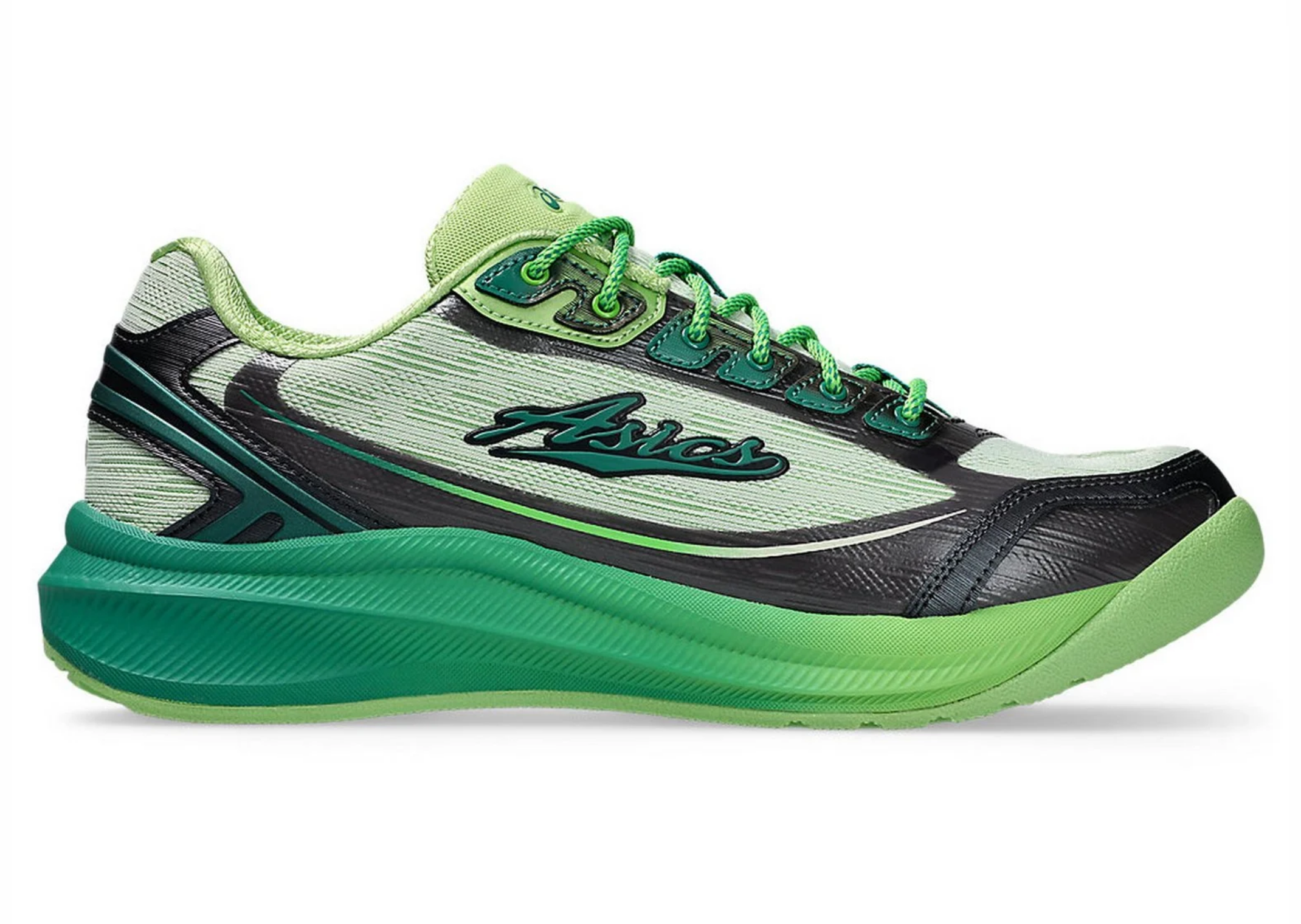 Kiko Kostadinov x Asics Ilargi FF II Green - Lateral