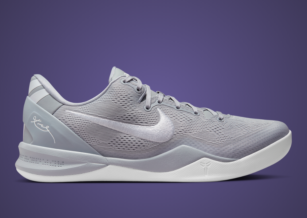Nike Kobe 8 Protro TB Wolf Grey Lateral