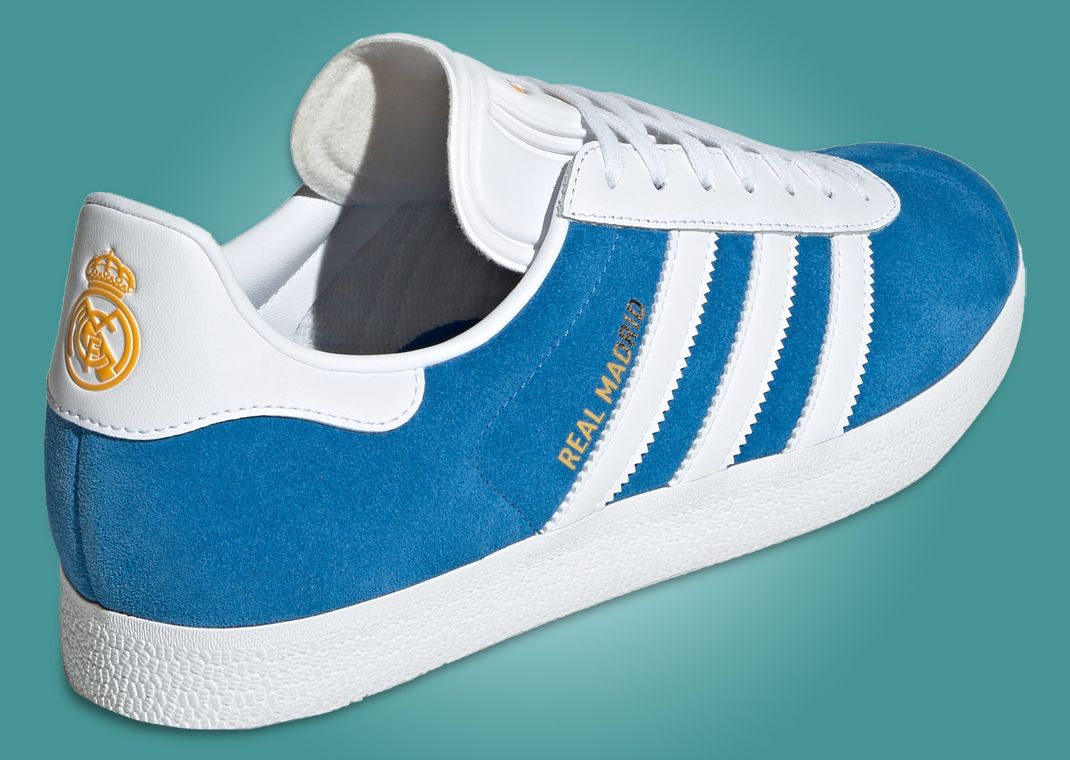 Real Madrid x adidas Gazelle Third Kit Heel Angle